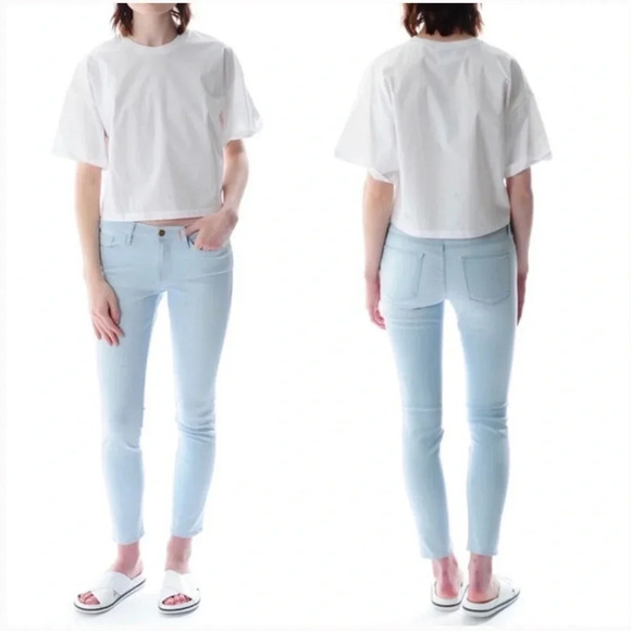 Frame Le Skinny de Jeanne Doheny Light Wash size 26 - Picture 1 of 12